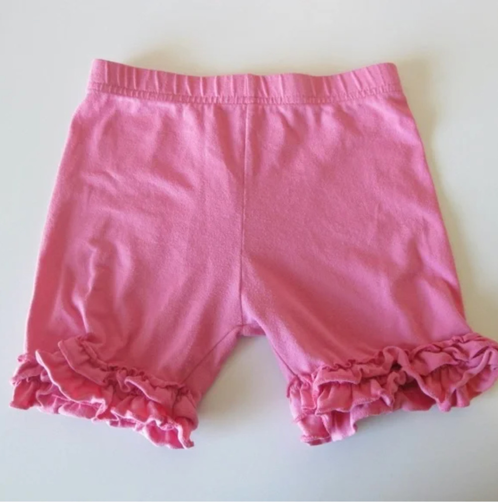 Eleanor Rose Pink Ruffle Shorts Size 3-4